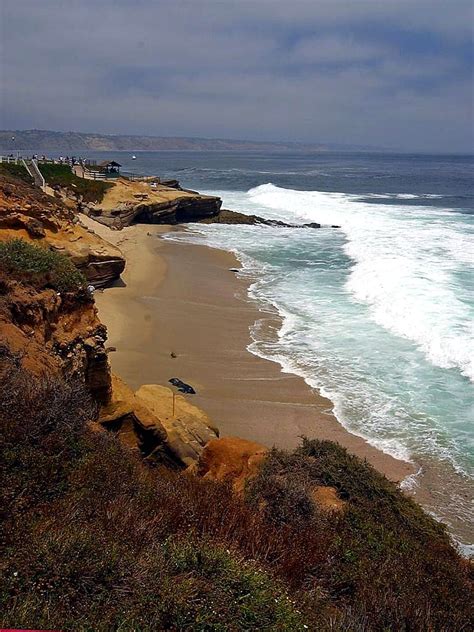 Free picture: beaches, ocean, cliffs, jolla