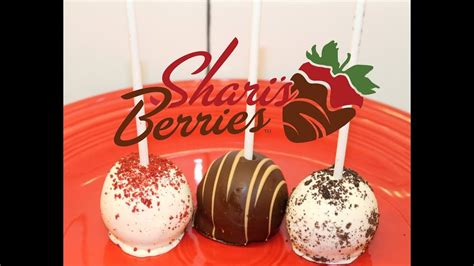 Shari’s Berries Cake Pops: Red Velvet, Cookies & Cream and Peanut Butter Review - YouTube