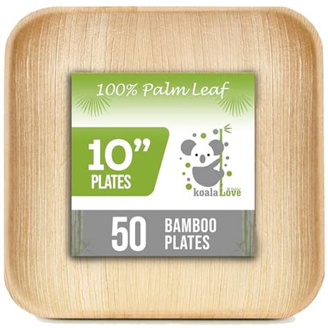 Eco-Friendly Bamboo Plates - Sustainable Tableware