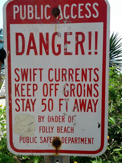 Craziest Beach Signs Ever - Gallery | eBaum's World