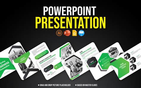 Business presentation slides template - TemplateMonster