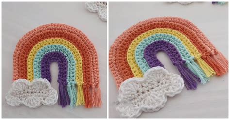 How to Crochet Rainbow Applique - Crochet Kingdom