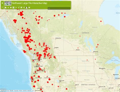 Washington State Large Fire Map - Elaine Marsiella