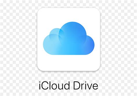 Icloud Icon With Icloud Drive Text - Icon Icloud Drive, HD Png Download ...