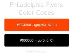 Philadelphia Flyers Team Color Codes Cleveland Indians, Cincinnati Reds, Red Color Hex ...