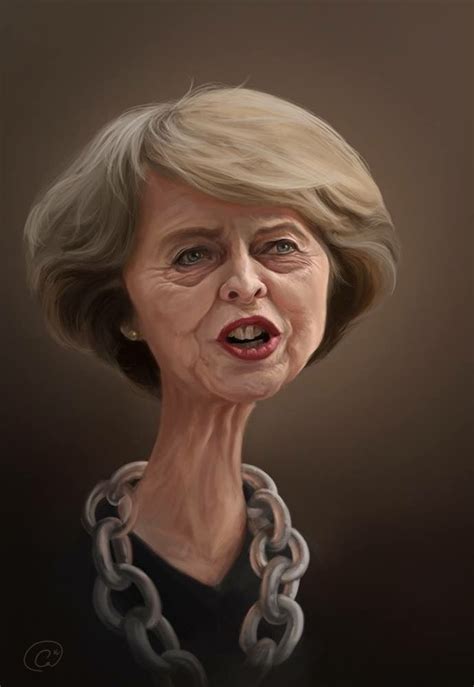 Theresa May Caricature by Masakonen.deviantart.com on @DeviantArt #caricature #art #artwork # ...