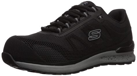 Buy Skechers 77180 - Black, Bulklin Composite Toe Safety Shoe Online at Best Prices in India