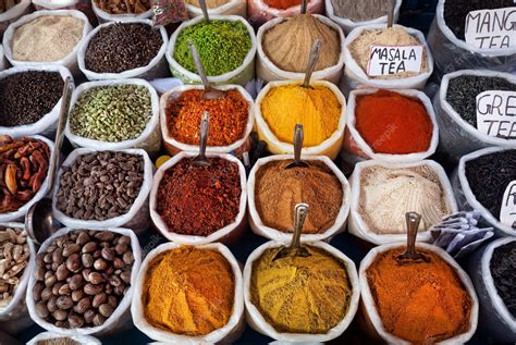 Premium Photo | Indian colored spices