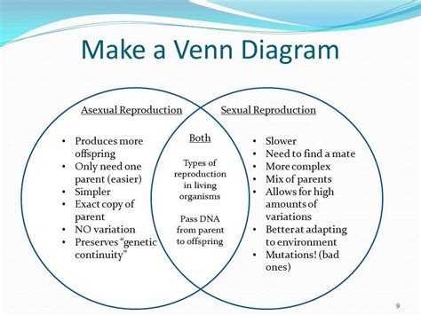 A Comparative Analysis: Asexual vs Sexual Reproduction Venn Diagram