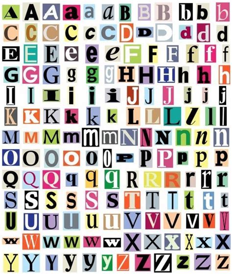 Alphabet Letters From Magazine Free Stock Photo - Public Domain Pictures | Idee per diari ...