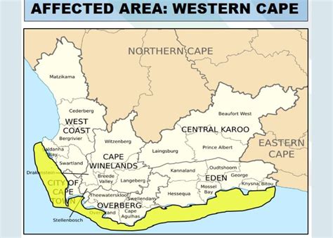 Western Cape weather warning: 60km/h wind and five-metre waves