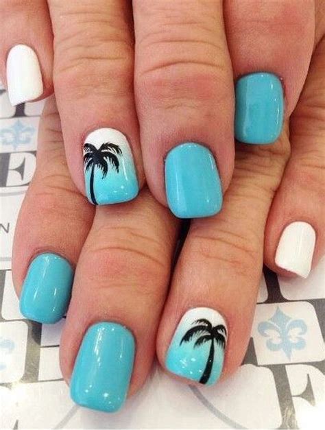 Cute Summer Nails Designs Ideas 27 | Palm tree nails, Tree nails, Cute ...