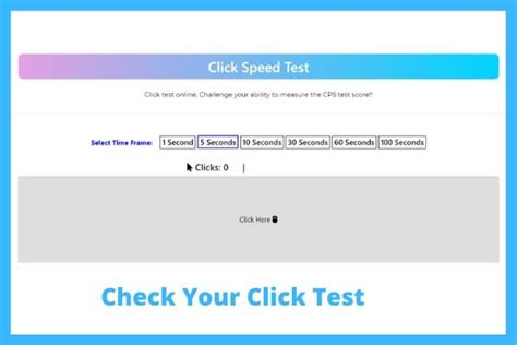 Dexter Clicks in 10 Seconds - Click test in 10 sec