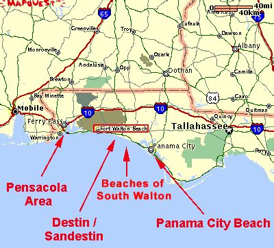 Beaches of South Walton - Maps of the South Walton