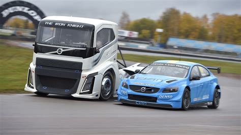 Volvo Trucks pits 2,400-hp race truck against WTCC race car