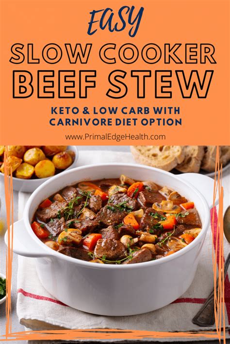 Easy Keto Beef Stew (in a Crockpot)