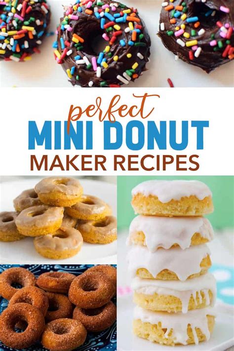 Perfect Mini Donut Recipes | use a donut maker for ease