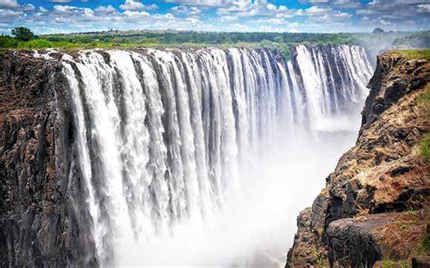 Descargar fondos de pantalla Las Cataratas Victoria, 4k, cascada, Río ...