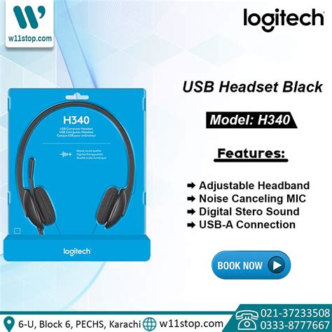 Logitech H340 USB Headset Black is available now Get yours now: https://bit.ly/3aOBADv For more ...