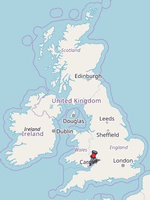 Caerphilly Map Great Britain Latitude & Longitude: Free Wales Maps