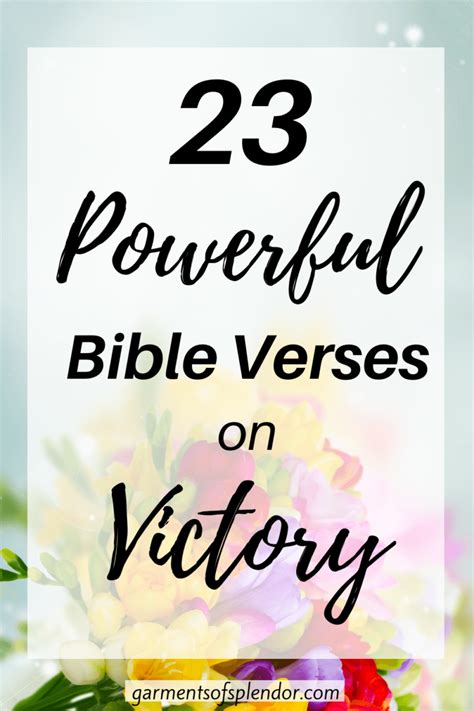 23 Powerful Bible Verses About Victory to Encourage your Soul