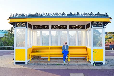 Bench Bus Stop Yellow · Free photo on Pixabay