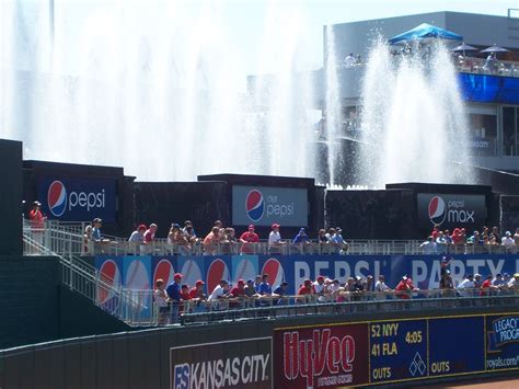 Fountain seats | Kauffman stadium, Kansas city, Stadium