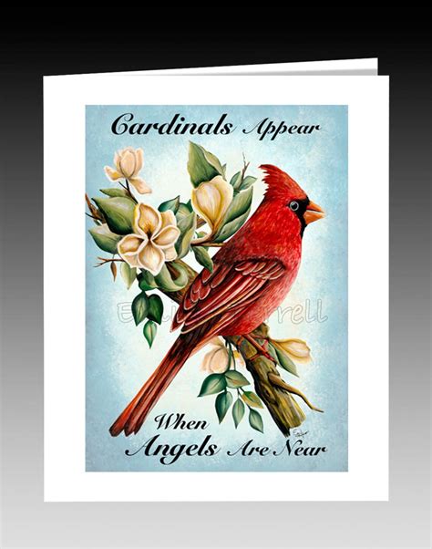 Cardinal Print Cardinal Art Cardinal Painting Cardinal | Etsy