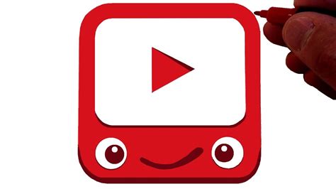 How to Draw the Youtube Kids Logo - YouTube