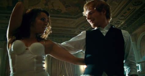 Ed Sheeran "Thinking Out Loud" Music Video | POPSUGAR Entertainment