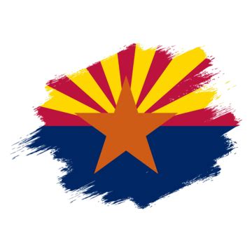 Arizona Computer Flag With On Button Banner State Southern Vector, Banner, State, Southern PNG ...