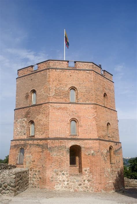 Gediminas Tower, Vilnius, Lithuania Stock Photo - Image of lithuania ...