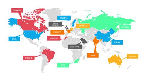 Free World Map PowerPoint Template | CiloArt