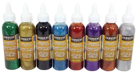 Glitter Glue Assortment - 8 count (4 oz.) | Sargent Art