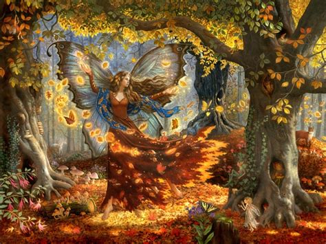 Fall Fairies Desktop Wallpaper - WallpaperSafari