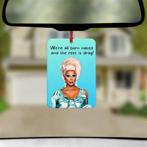 Rupaul Air Freshener, Drag Race Car Freshener, Rupaul Gift, Car Air ...