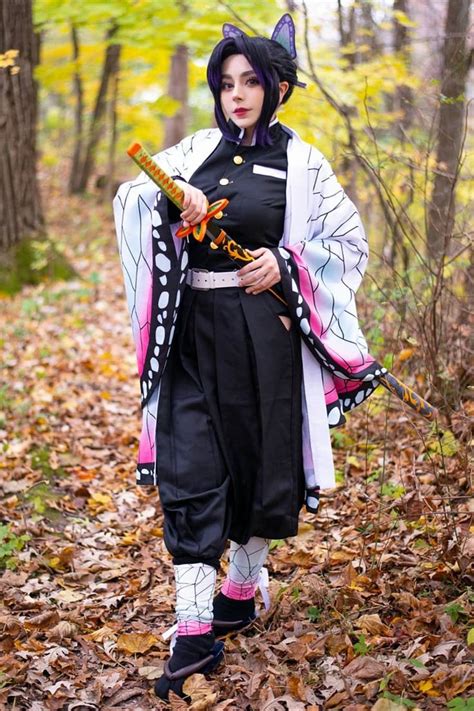 Demon Slayer: Kimetsu no Yaiba Kochou Shinobu Cosplay Costume | Cosplay costumes, Cosplay ...