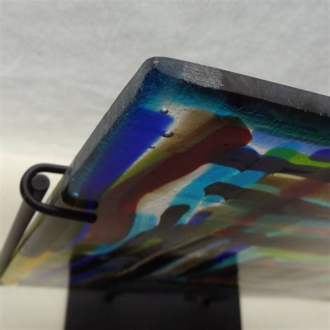 Art Glass Panel Squares in Square - Etsy