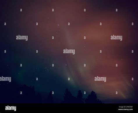 Northern lights in night sky Stock Photo - Alamy