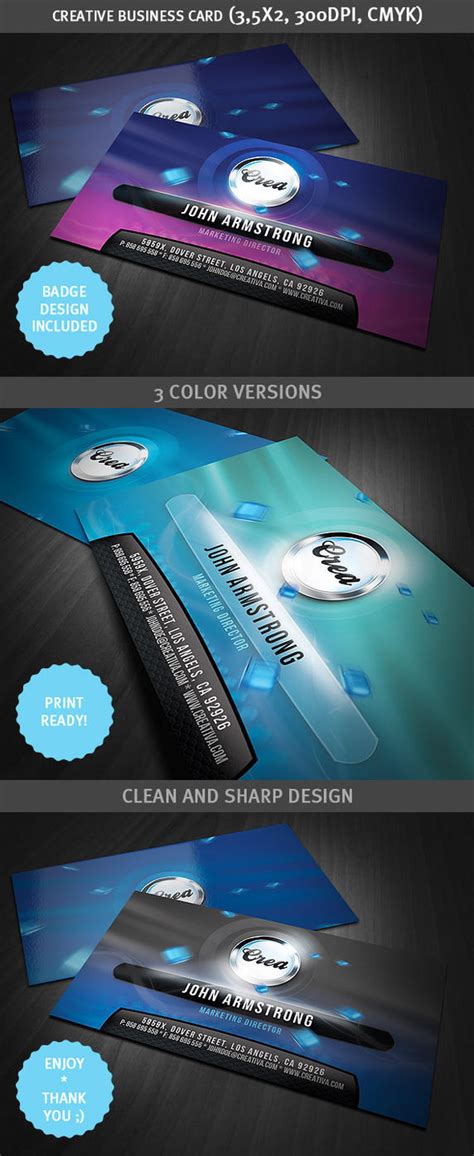 Creative Business Card Template by hugoo13 on DeviantArt