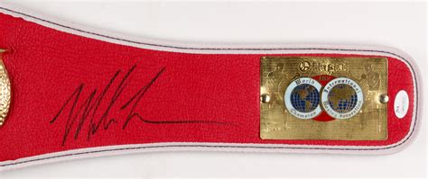 Mike Tyson Signed IBF Heavyweight Championship Belt (JSA COA ...