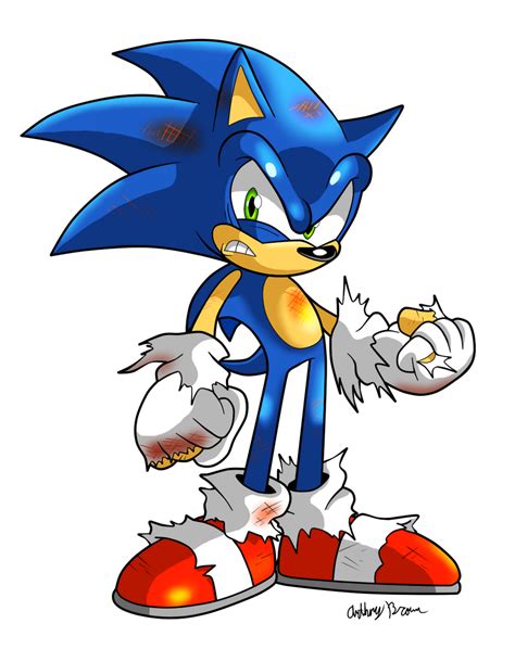 Scorched Sonic by NextGrandcross on DeviantArt