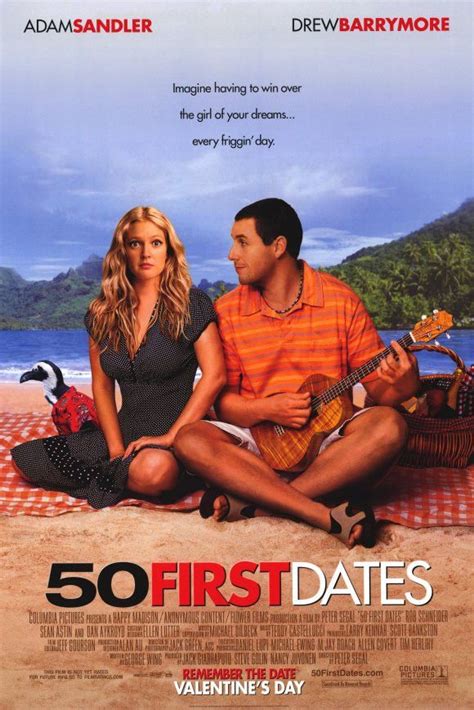 50 First Dates 11x17 Movie Poster (2004) | 50 first dates, Adam sandler ...