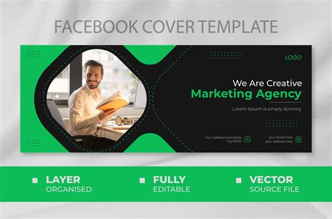 Modern Corporate Facebook Cover Template Graphic by Graphic Cavalry ...