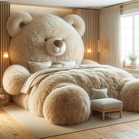 Embrace Comfort: The Magic of the Giant Soft and Cuddly Teddy Bear Bed