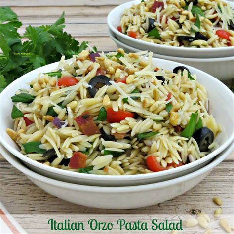 Italian Orzo Pasta Salad