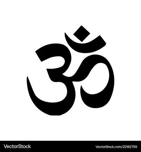 Om tattoo symbol design - ready for print Vector Image