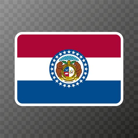 Missouri state flag. Vector illustration. 21555032 Vector Art at Vecteezy