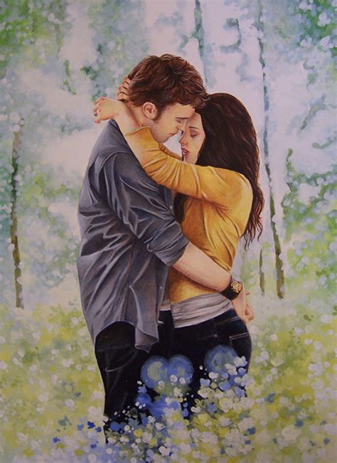 Fan Art: ( bella and edward in Eclipse , End Meadow Scene) - Twilight ...