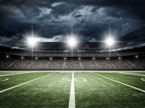 Royalty Free American Football Field Pictures, Images and Stock Photos ...